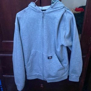 Dicke grey zip up hoodie